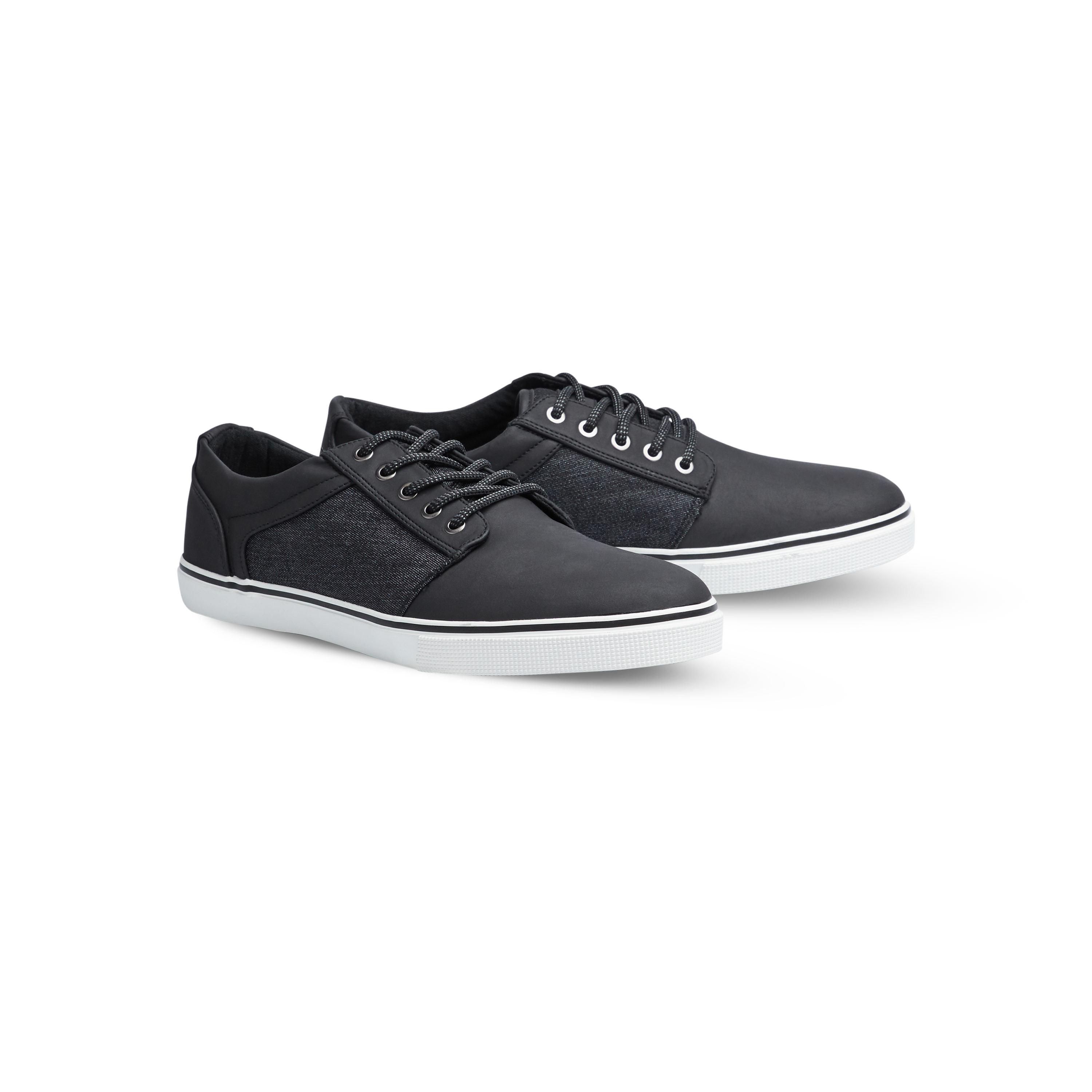 black smart casual shoes