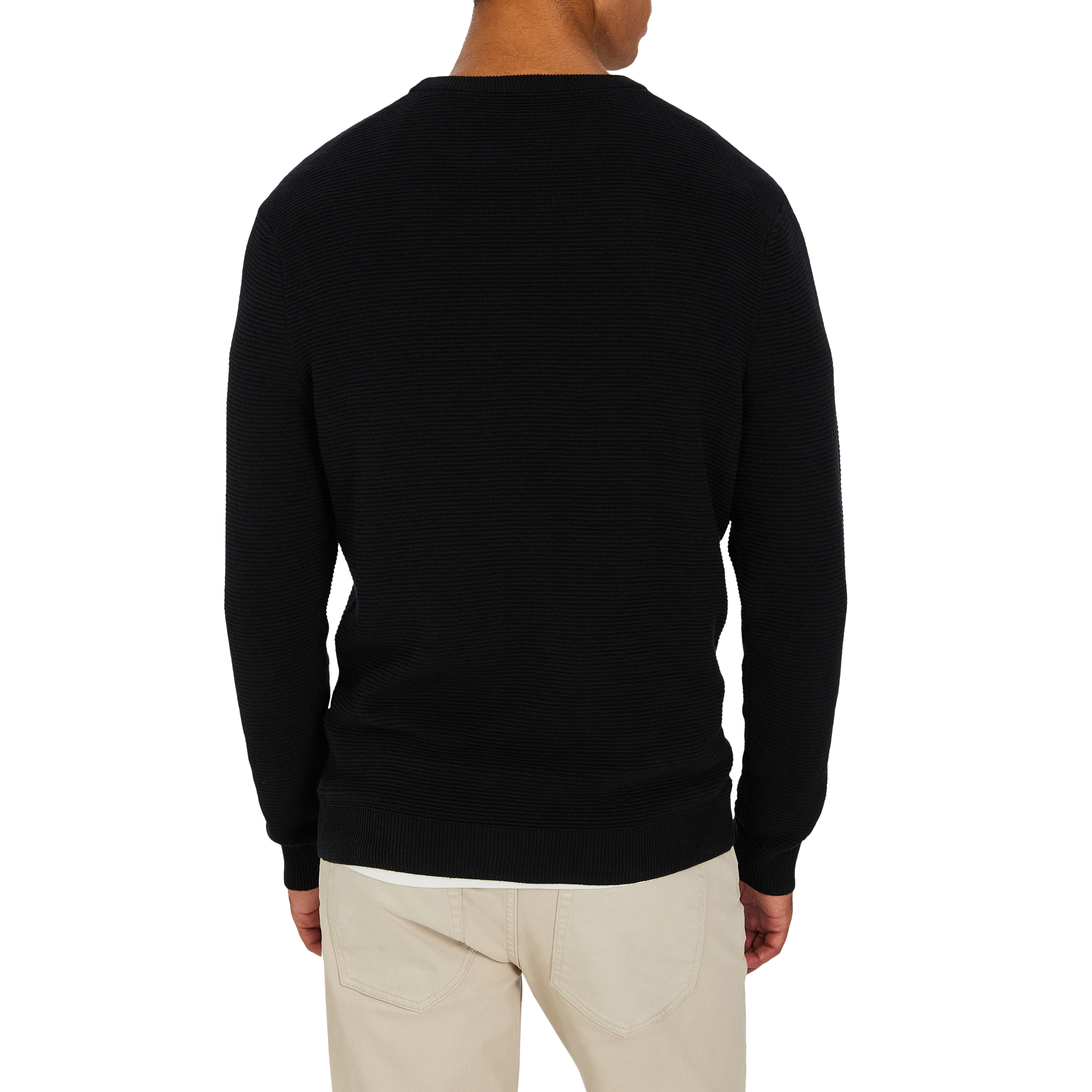 Black Hoxton Cotton Knit