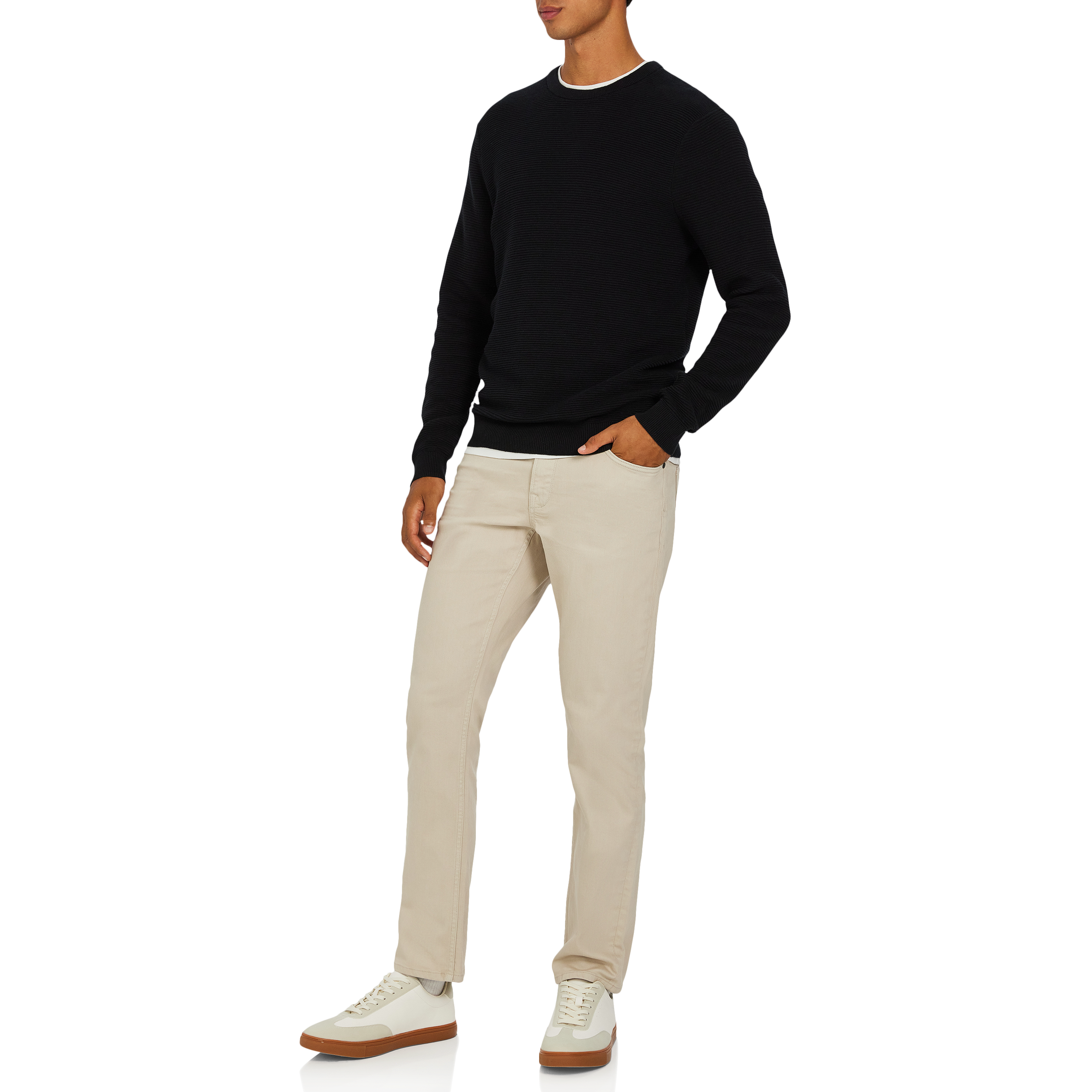 Black Hoxton Cotton Knit