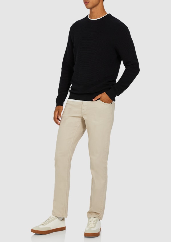 Black Hoxton Cotton Knit