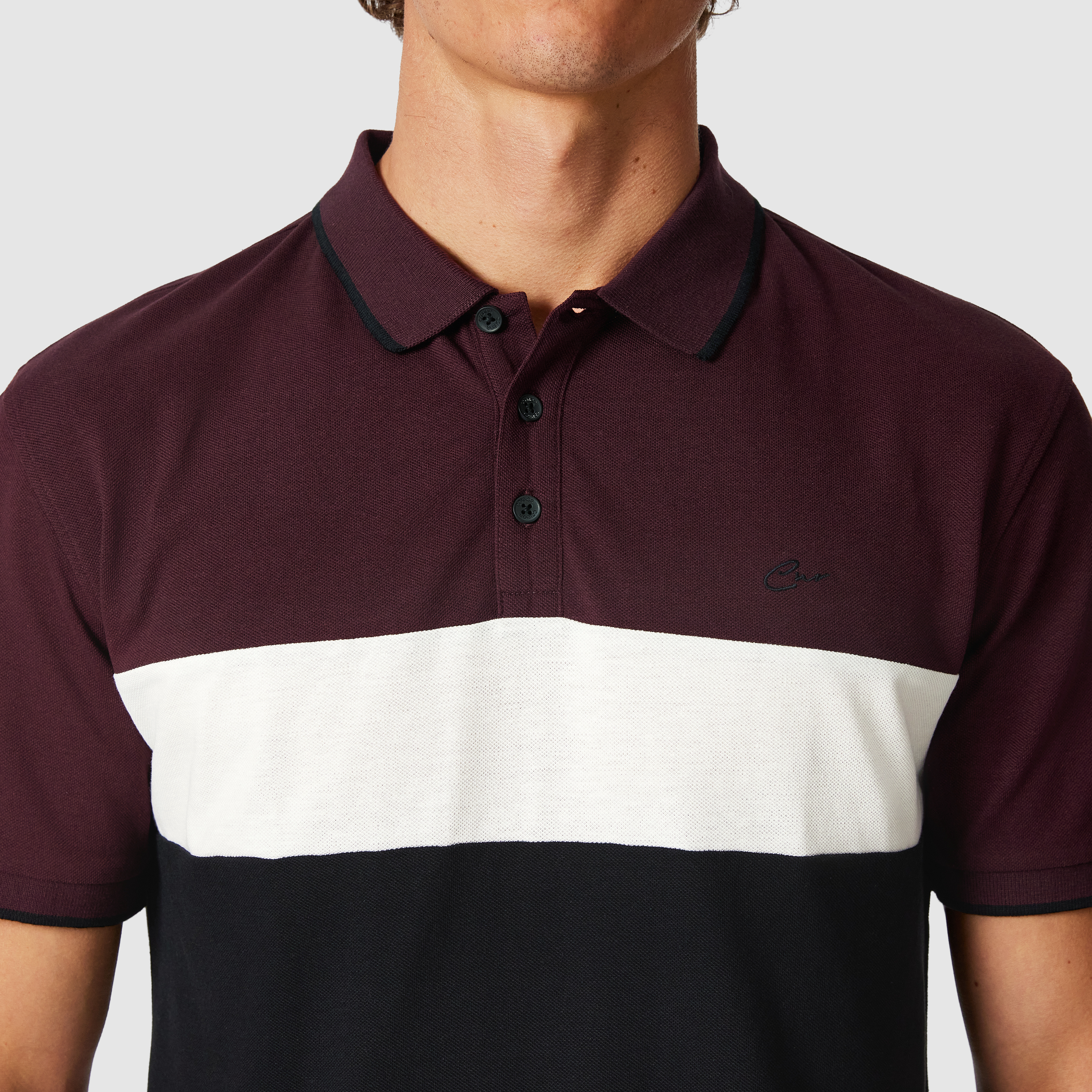 David Cotton Blend Polo Shirt