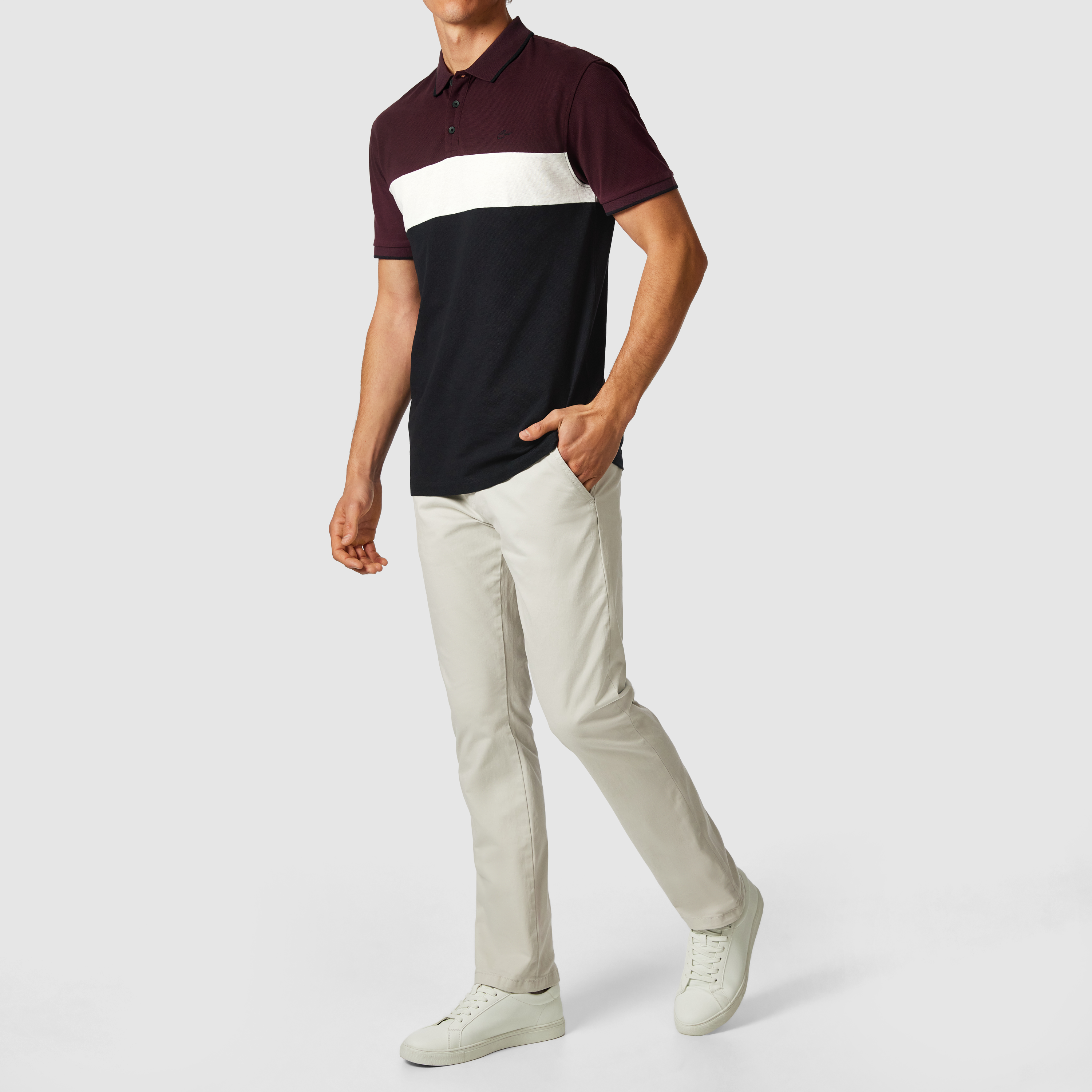 David Cotton Blend Polo Shirt