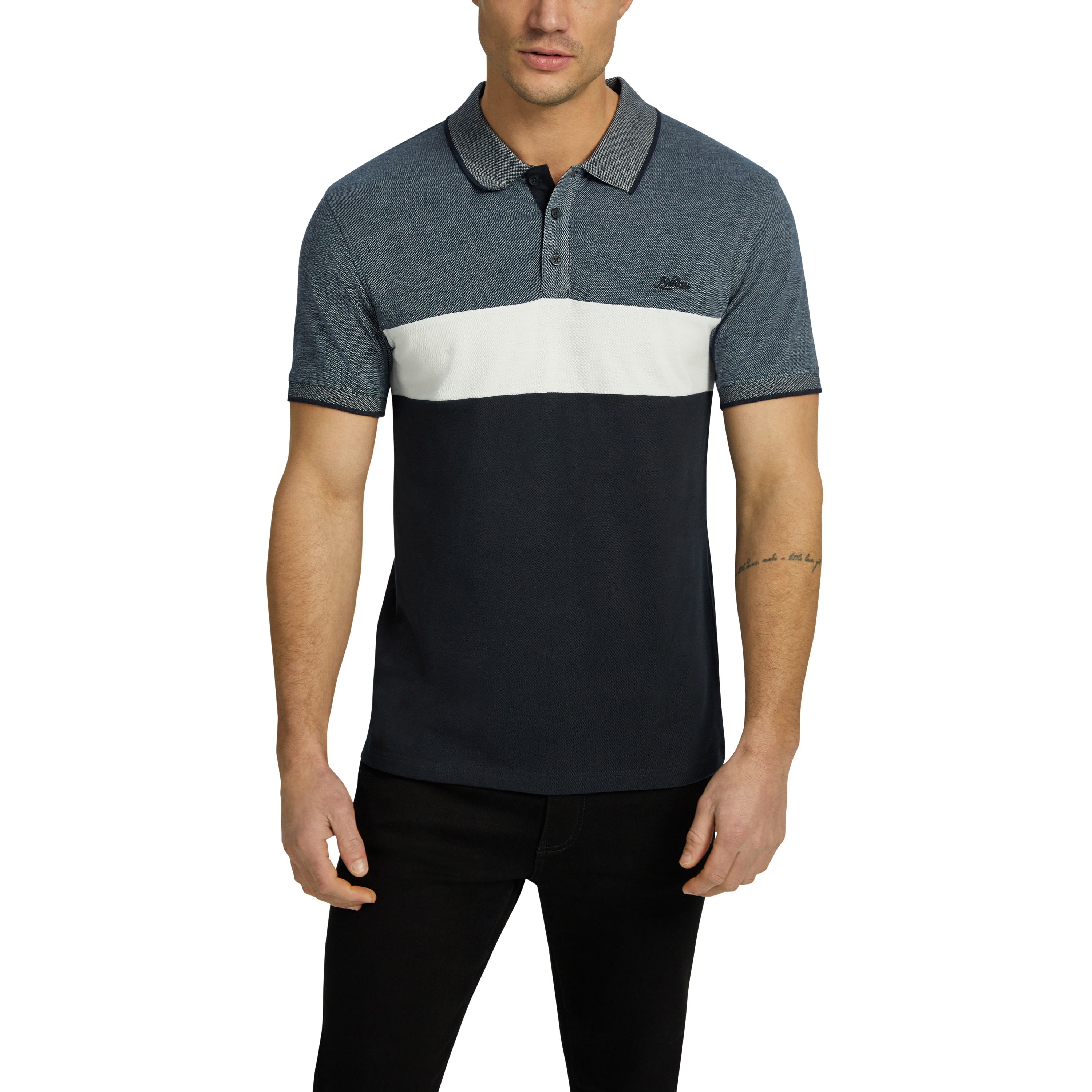 David Cotton Blend Polo Shirt