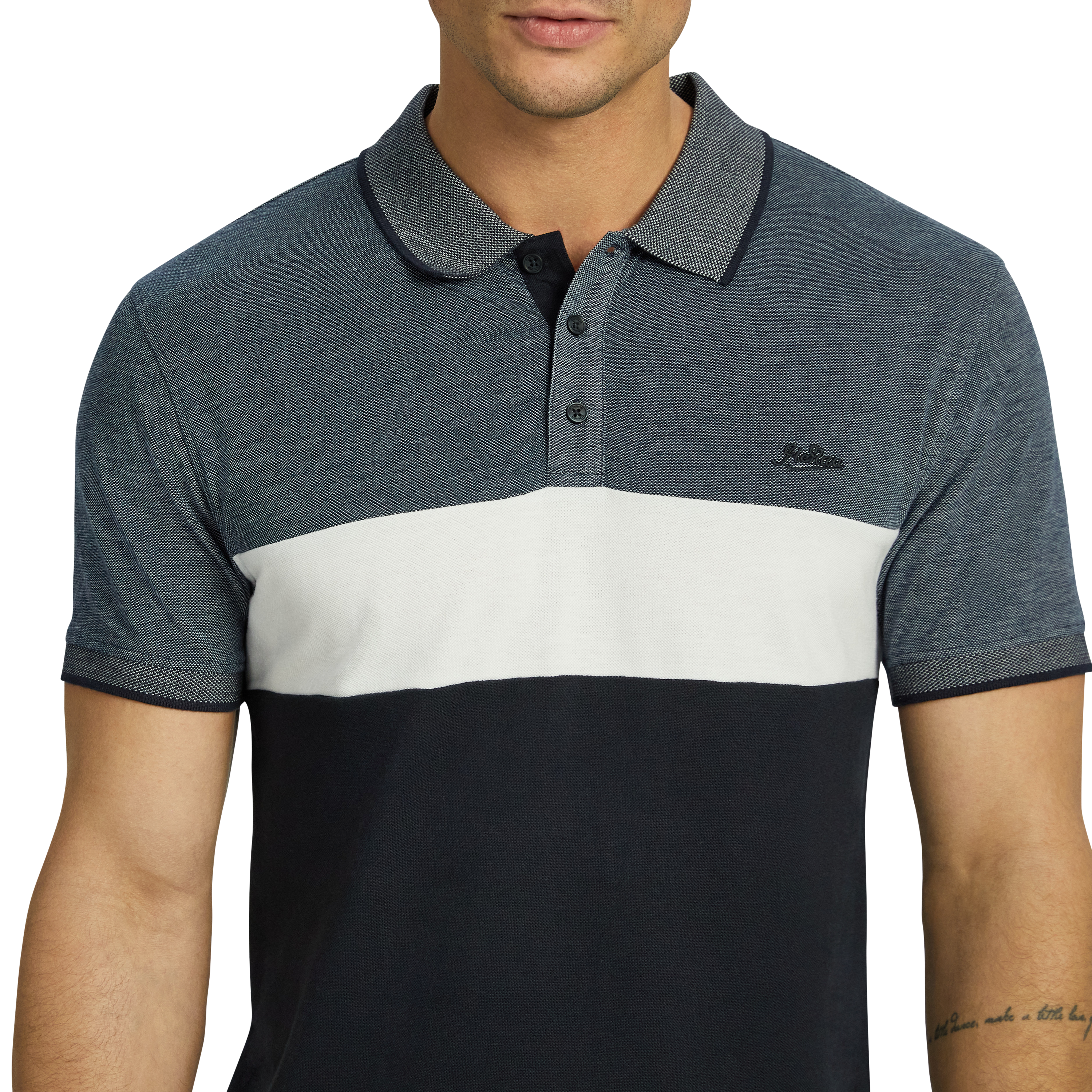 David Cotton Blend Polo Shirt