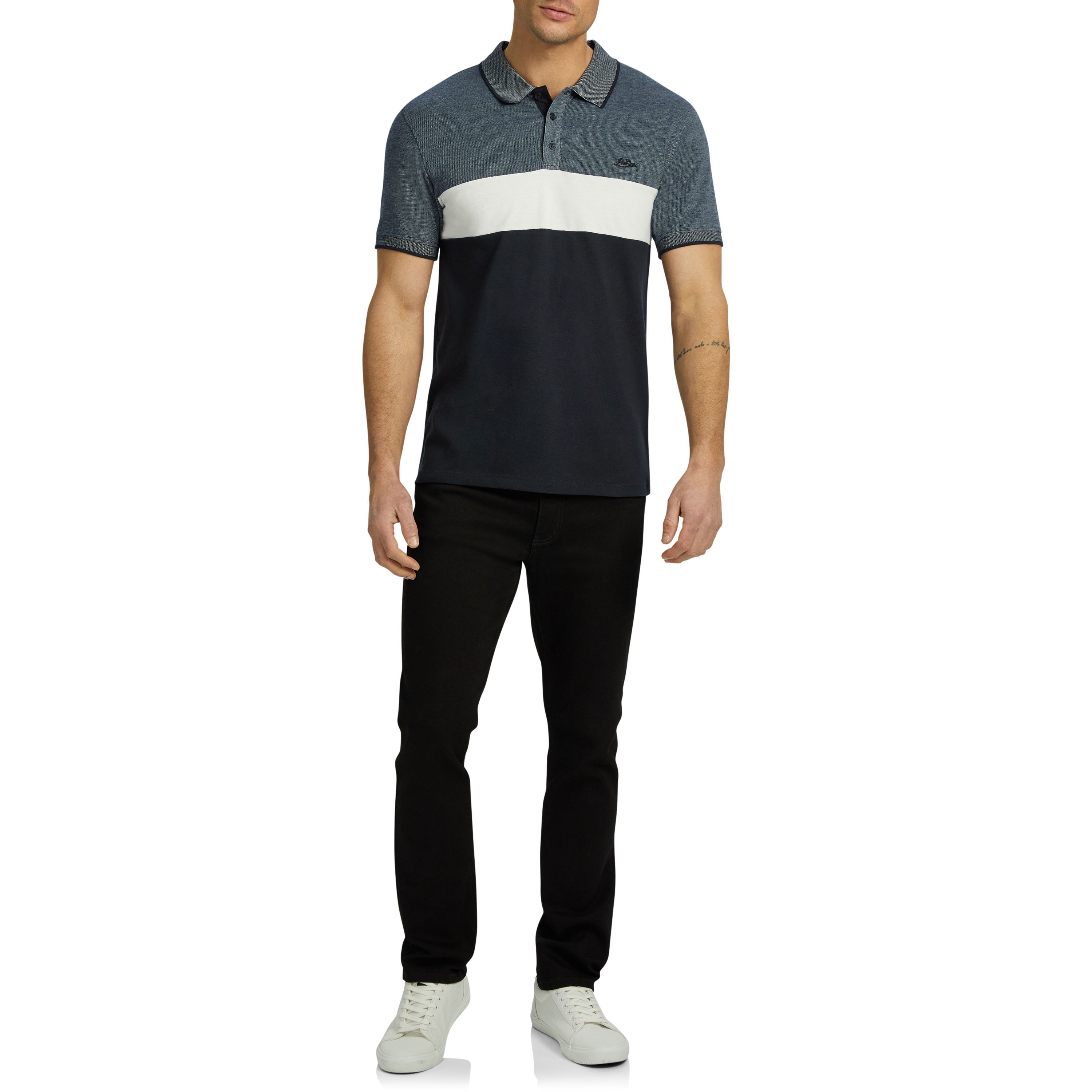 David Cotton Blend Polo Shirt