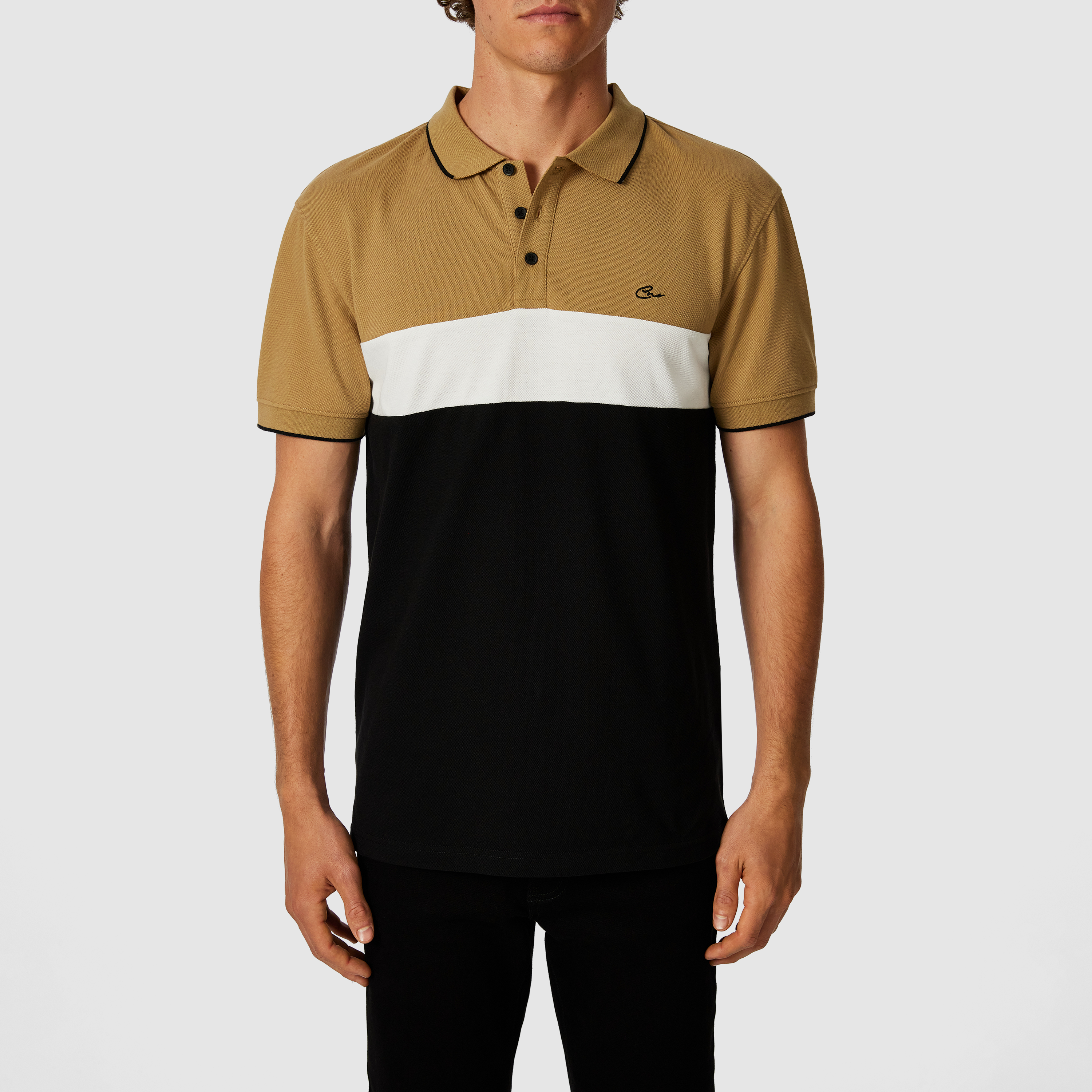 David Cotton Blend Polo Shirt