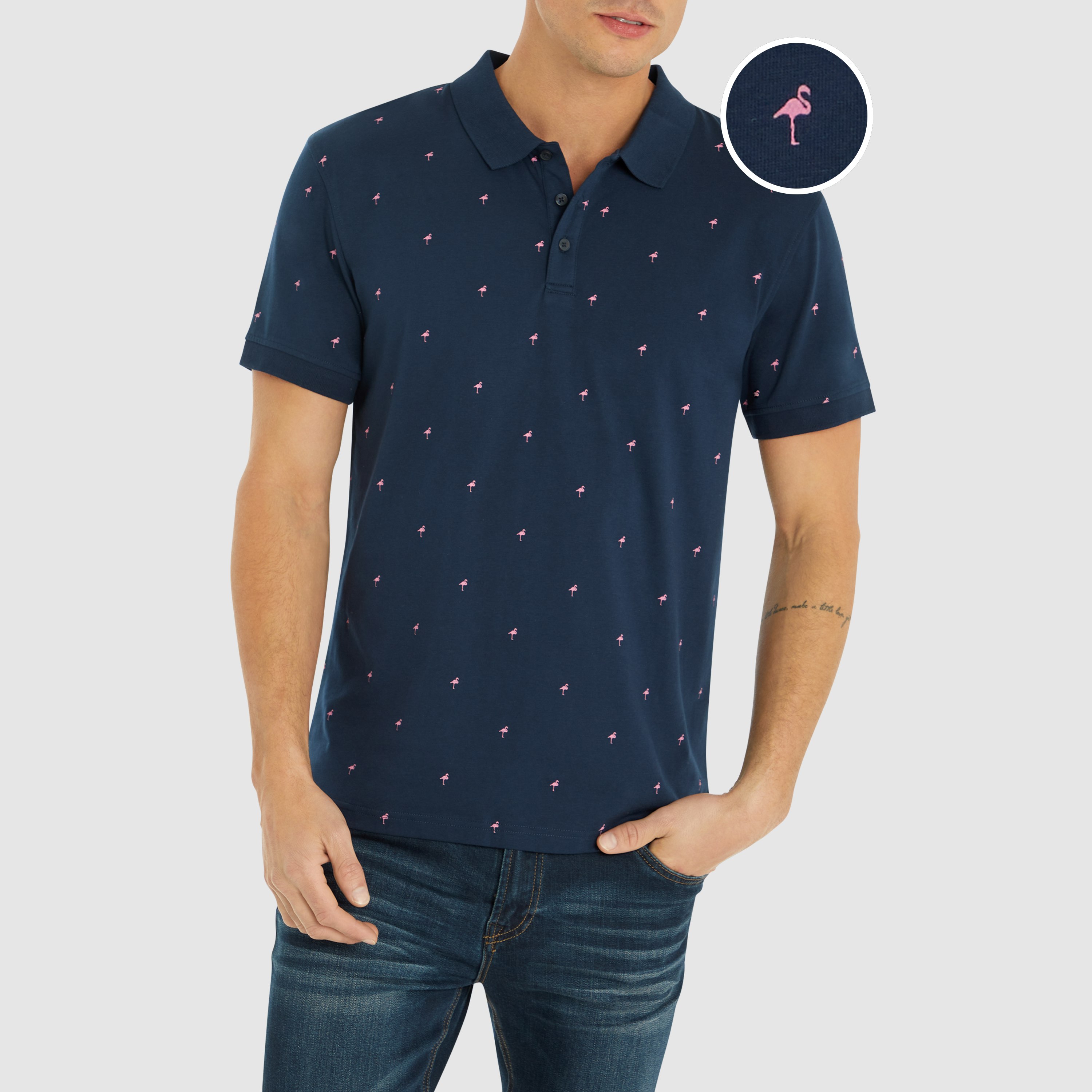 H and clearance m flamingo shirt