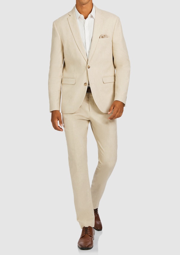 Sand Scarborough Slim Suit Jacket