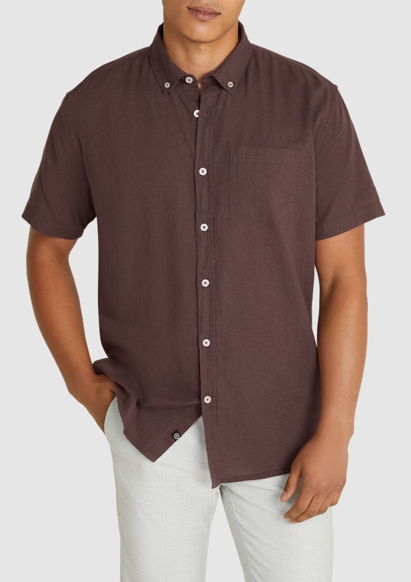 Men's Short Sleeve Shirts, Cotton, Linen & Printed Shirts