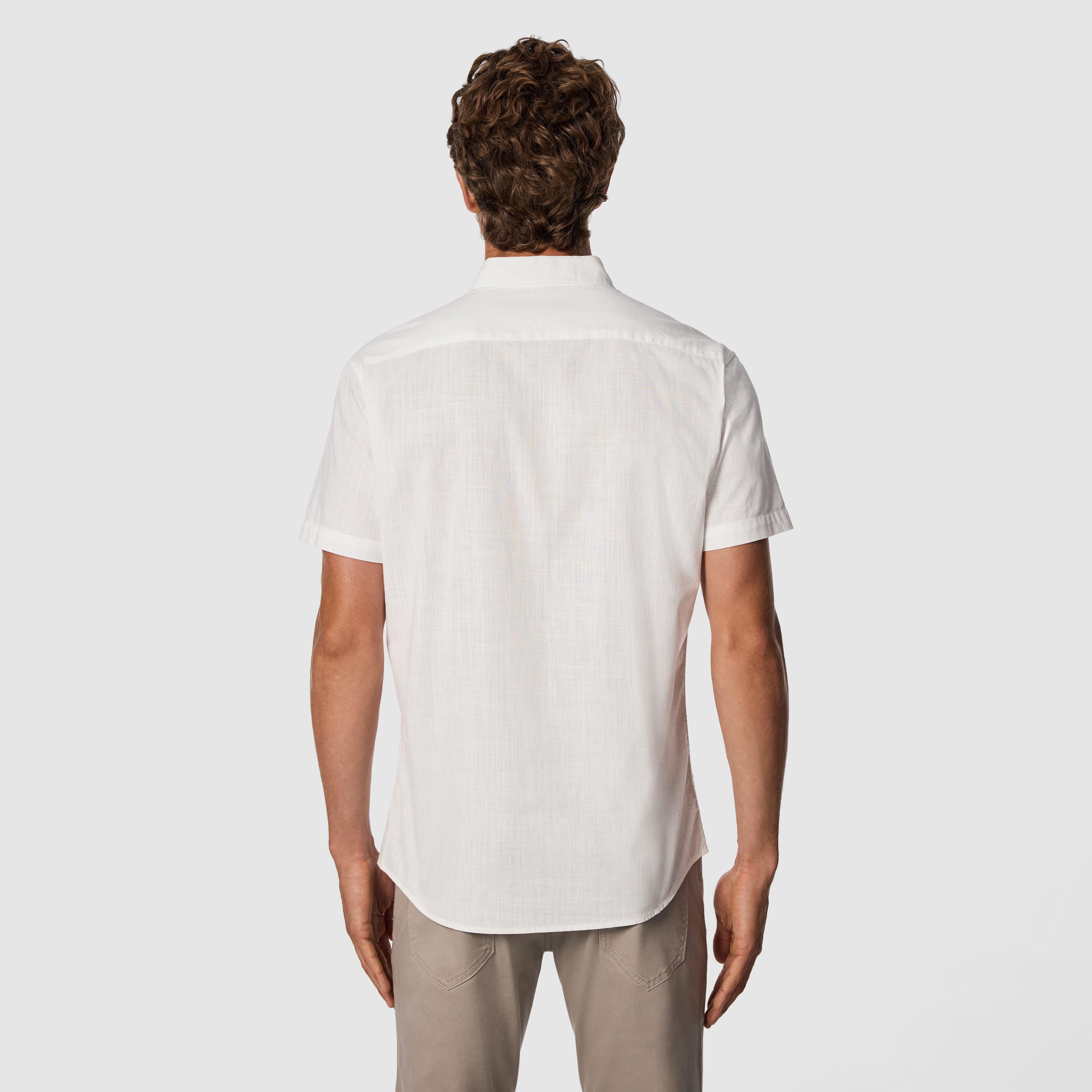 Sniders Textured Cotton Short Sleeve Shirt