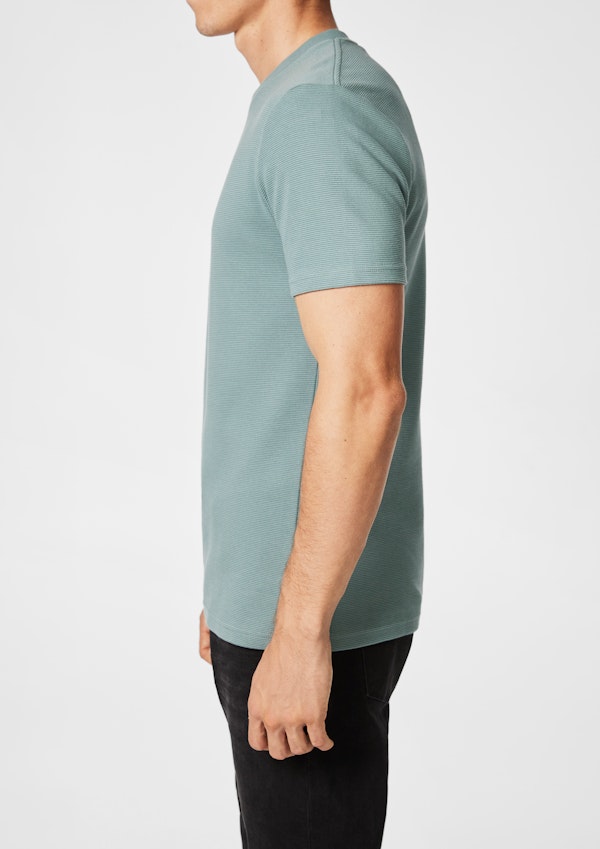 Mid Green Korey Crew Neck Tee