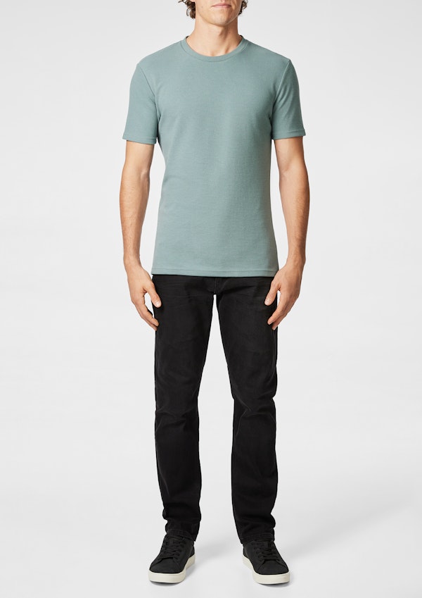 Mid Green Korey Crew Neck Tee