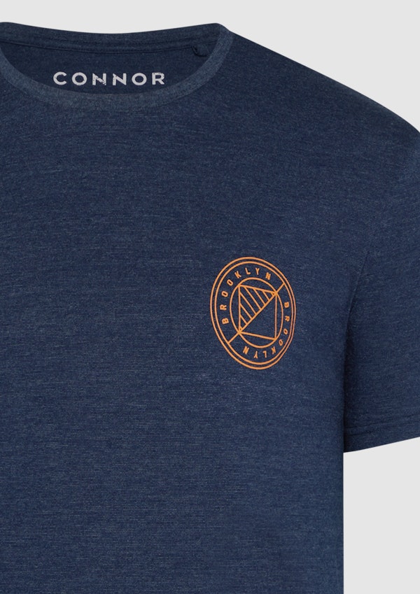 Dark Blue Alessio Crew Tee