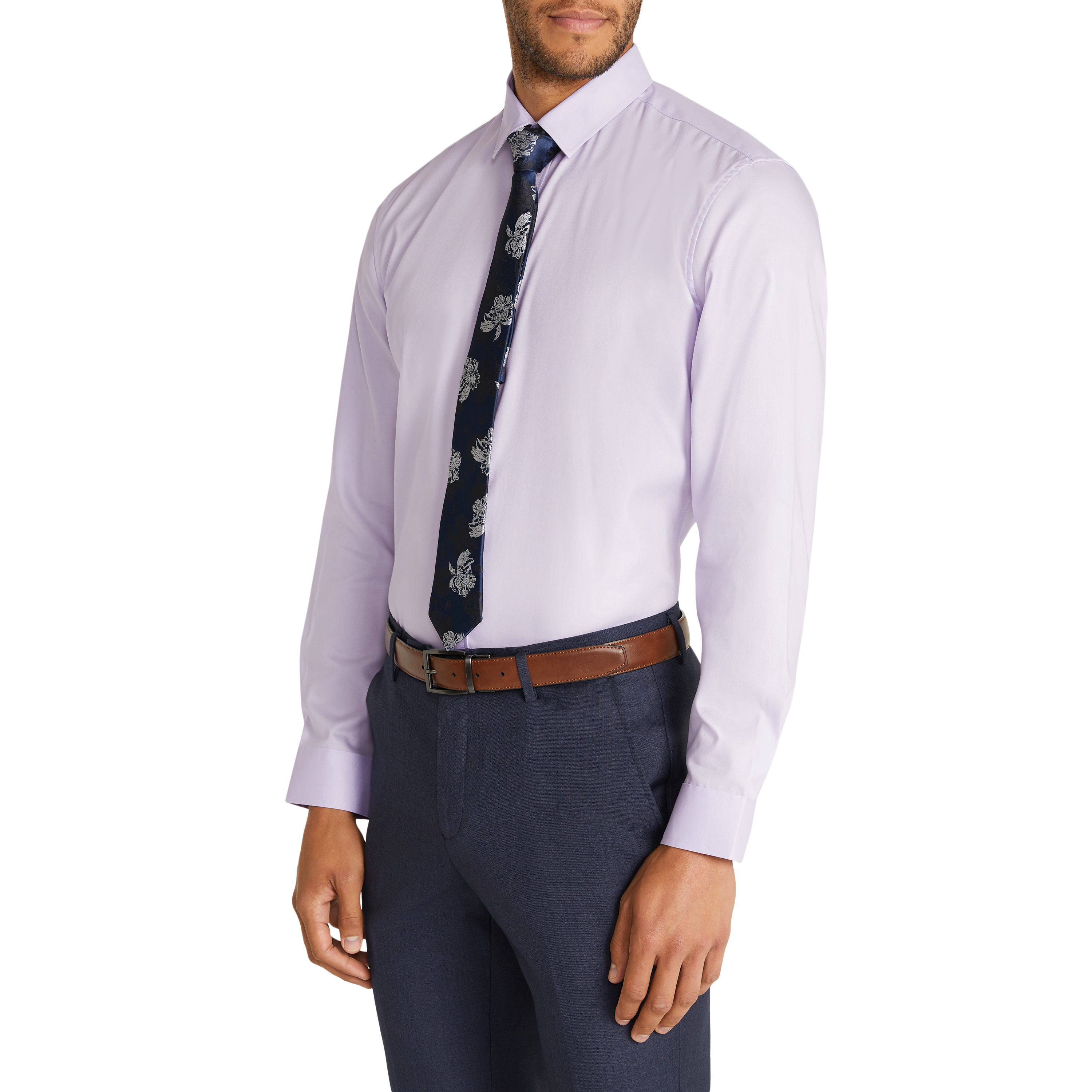 Light Purple London Slim Dress Shirt