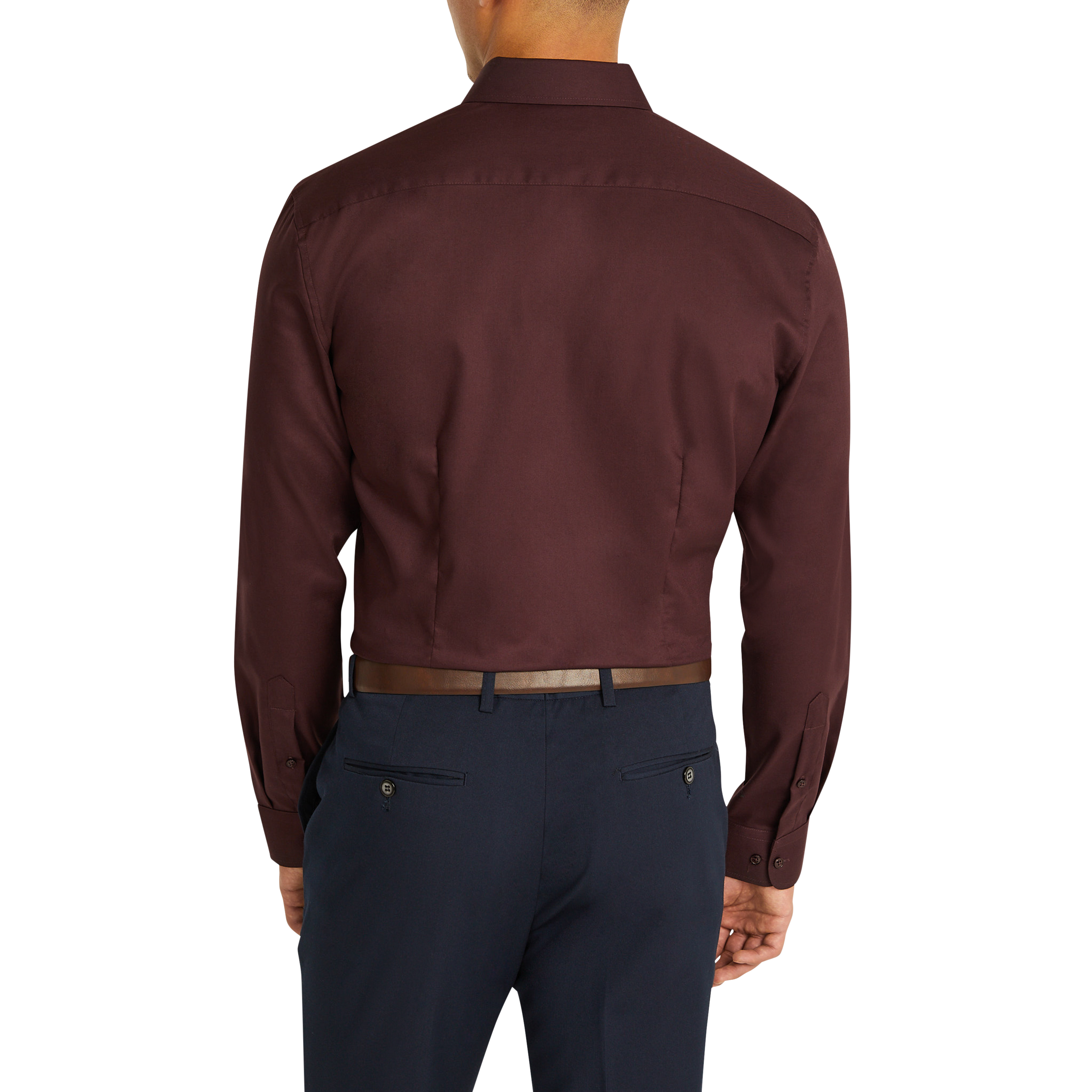 Wine London Slim Dress Shirt