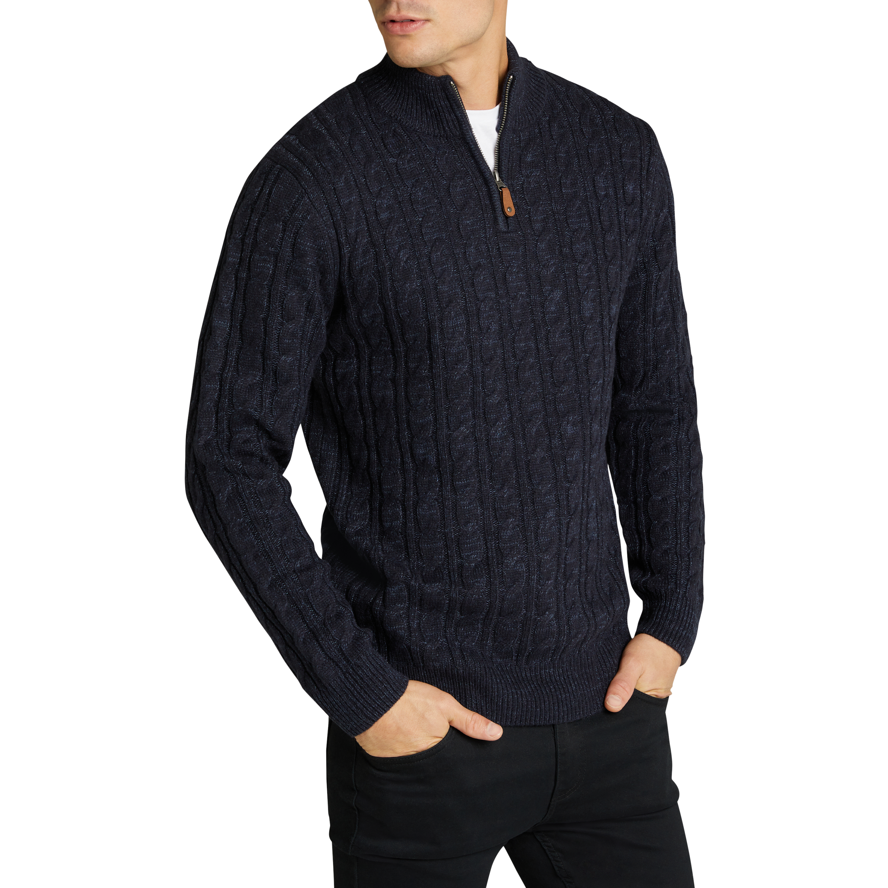 Montgomery Cable Quarter Zip Knit