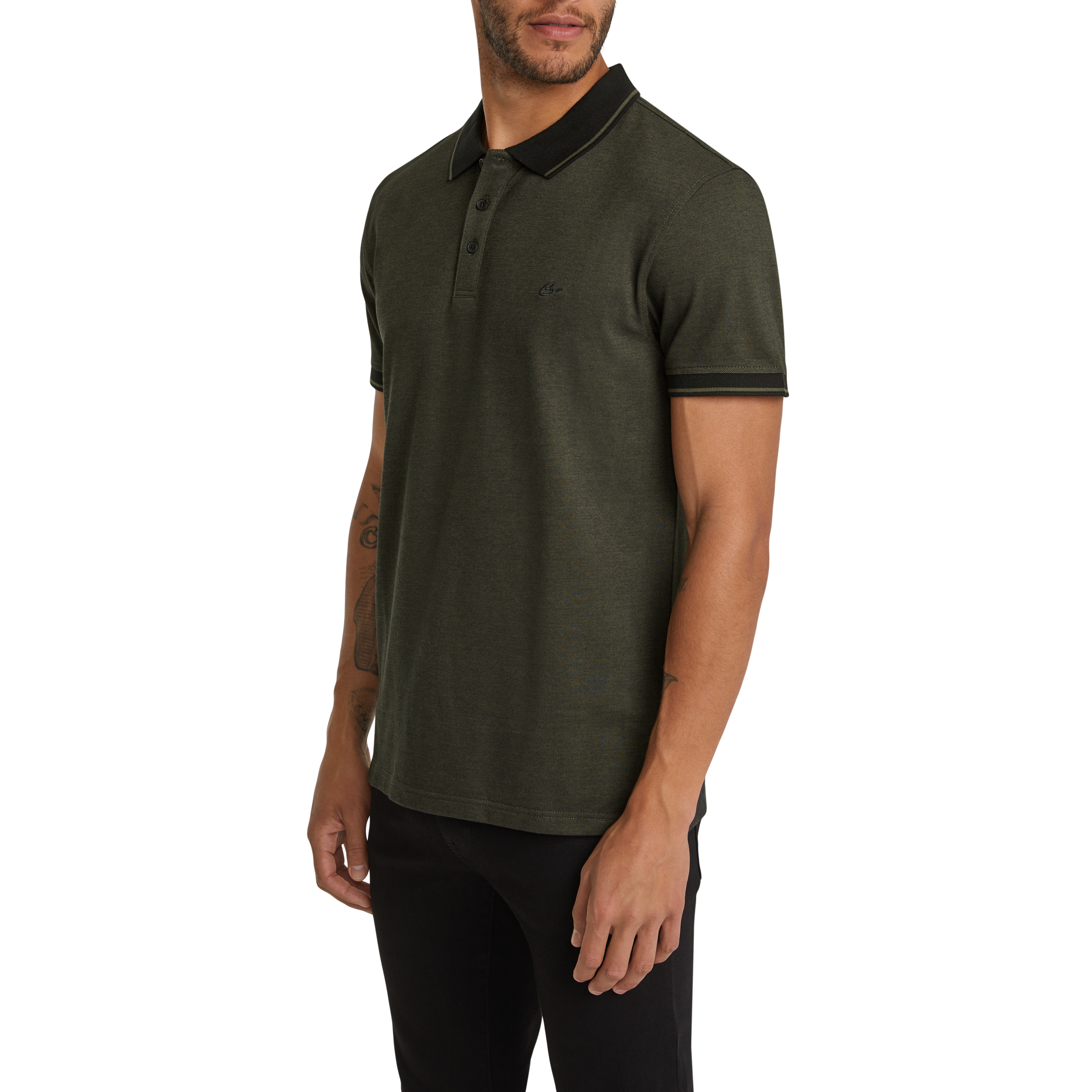 Military Judson Cotton Blend Polo Shirt