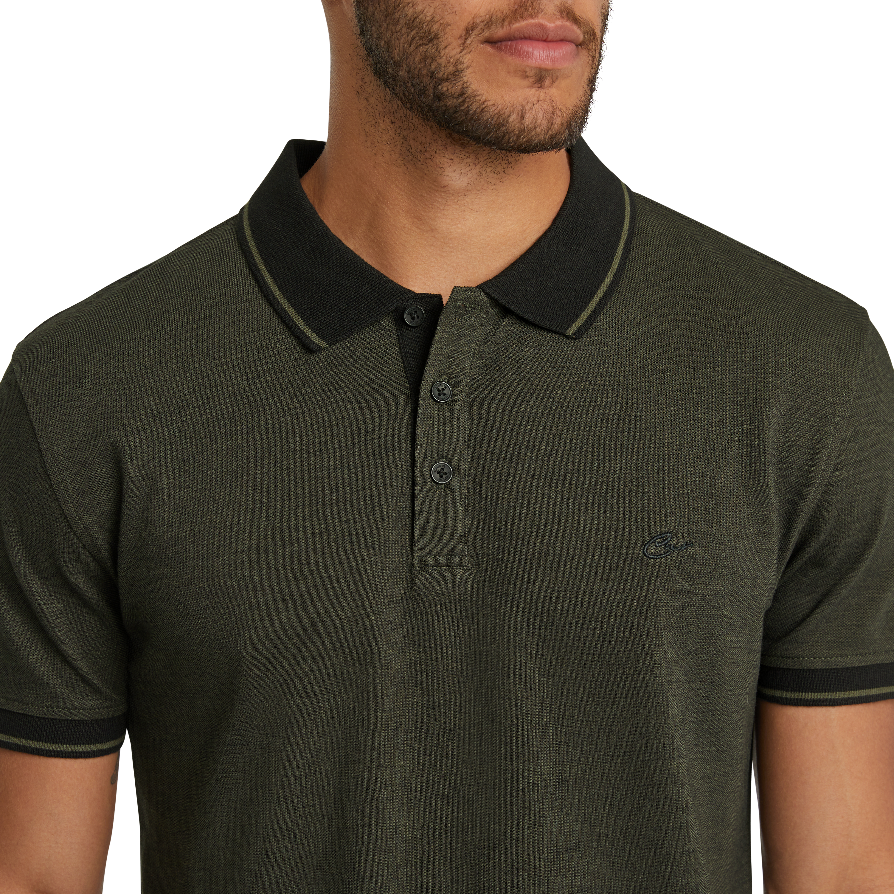 Military Judson Cotton Blend Polo Shirt