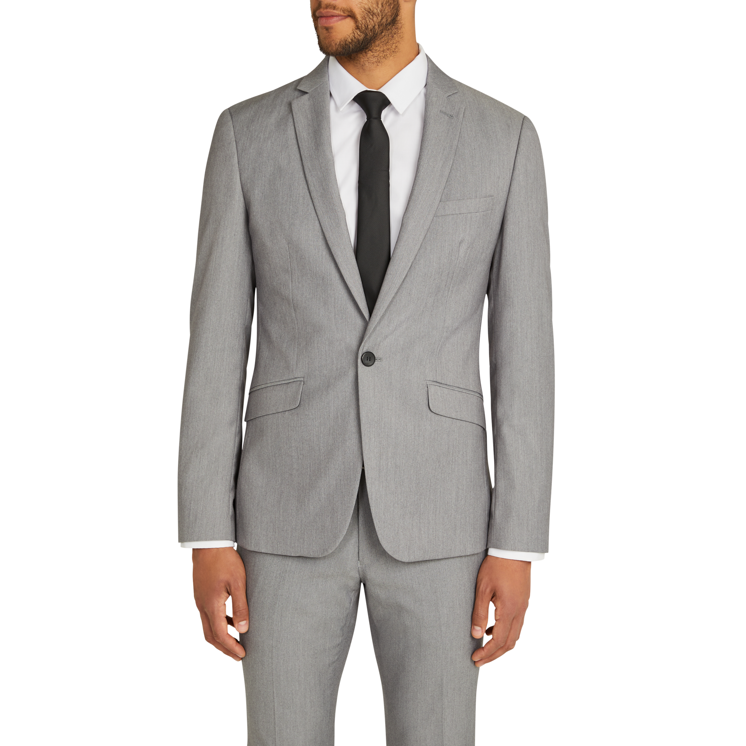 grey suit jacket with black pants｜TikTok Search