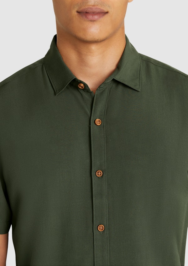 Military Dom Viscose Short Sleeve Shirt
