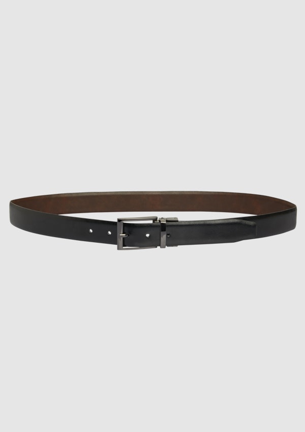 Black Chocolate Bronson Reversible Belt | Men's Accessories | Connor AU