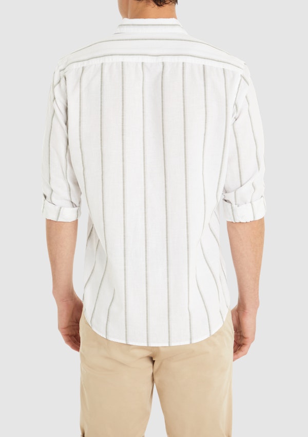 White Harrison Casual Shirt