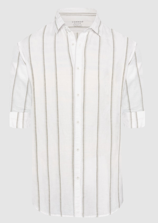 White Harrison Casual Shirt