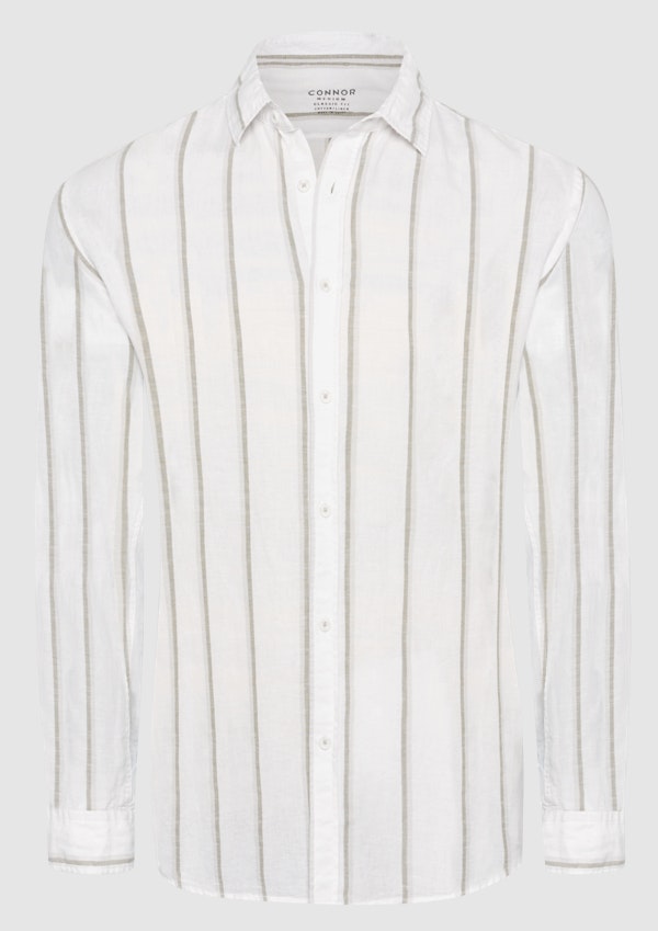 White Harrison Casual Shirt