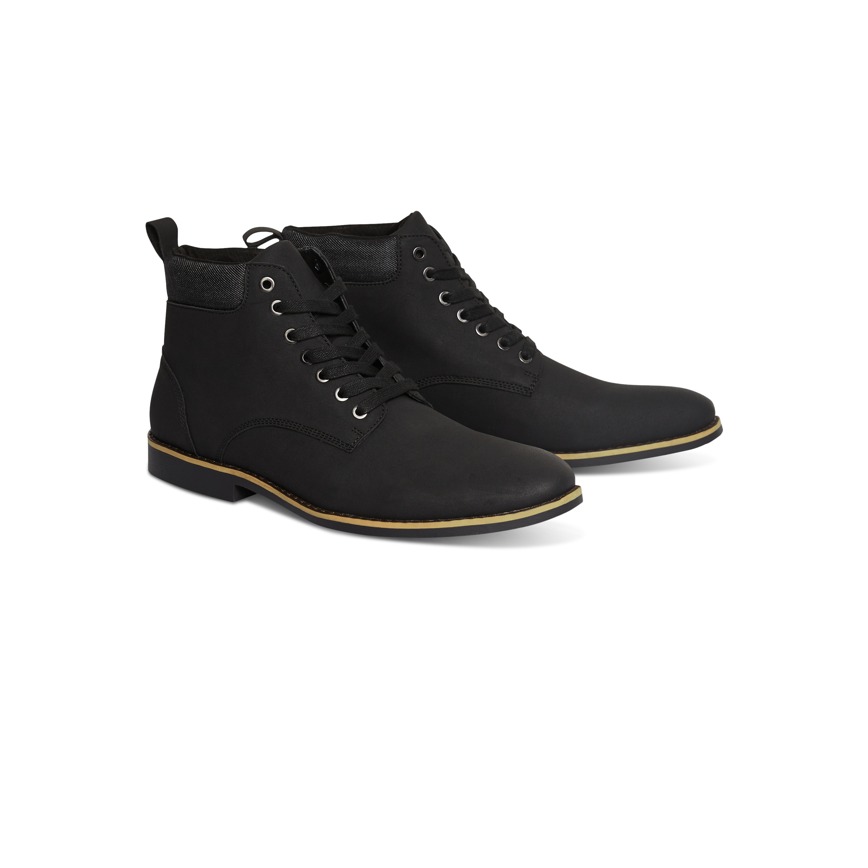 black smart casual shoes
