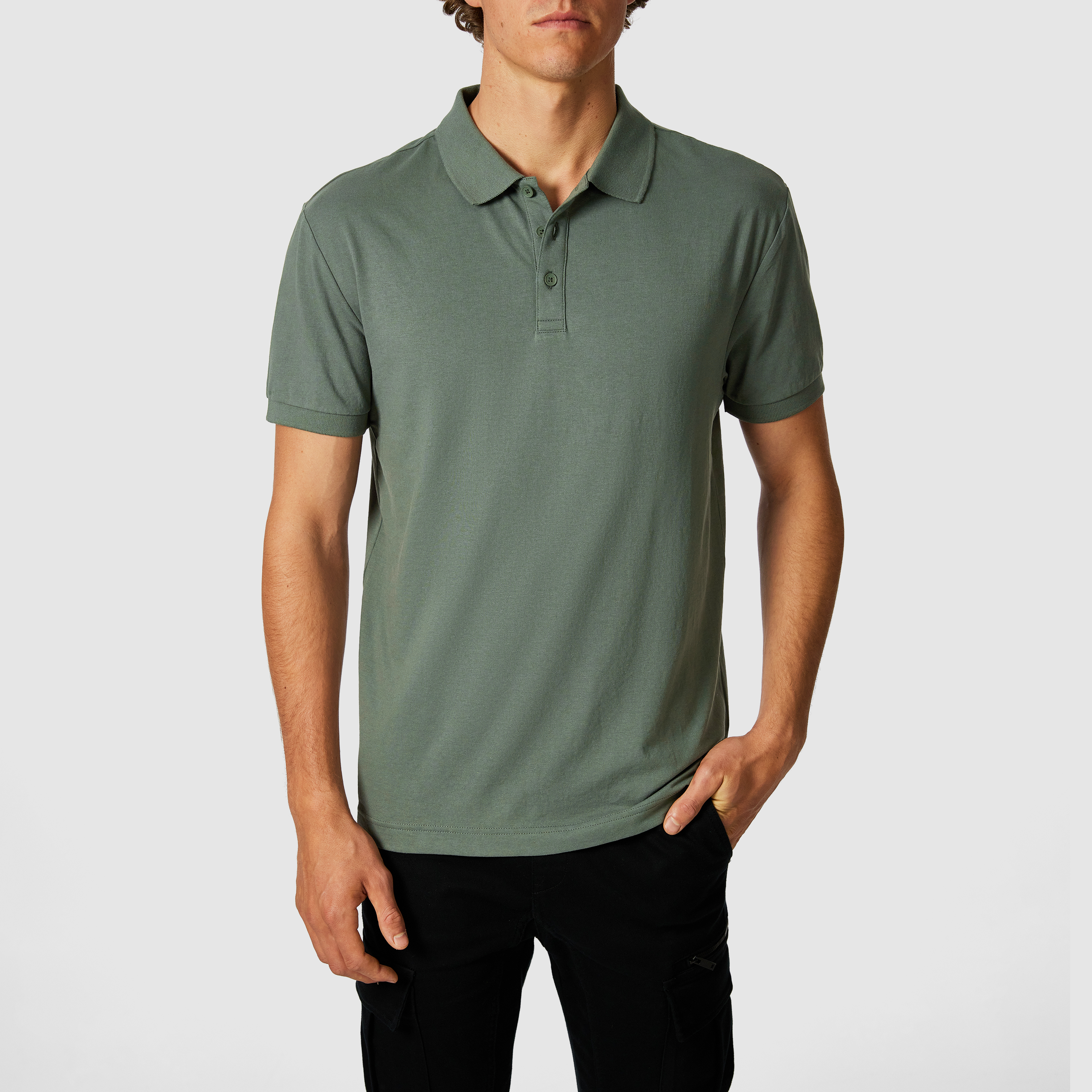 Hutchence Cotton Blend Polo Shirt