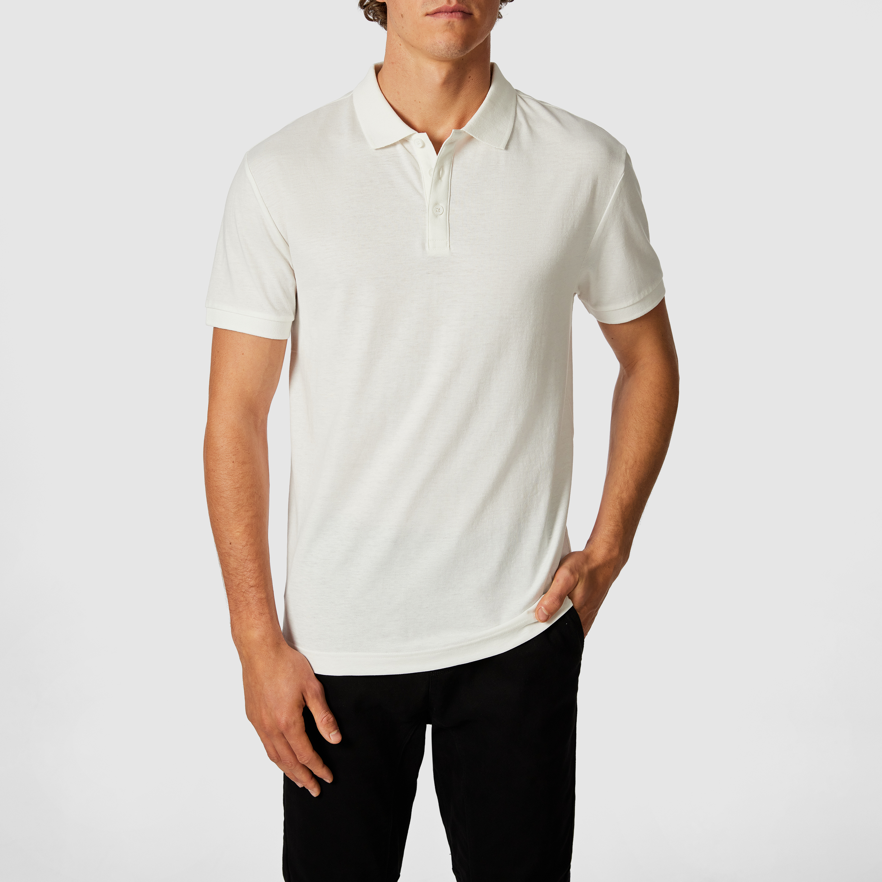 Hutchence Cotton Blend Polo Shirt
