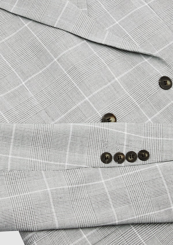 Light Grey Tennyson Skinny Stretch Suit Jacket