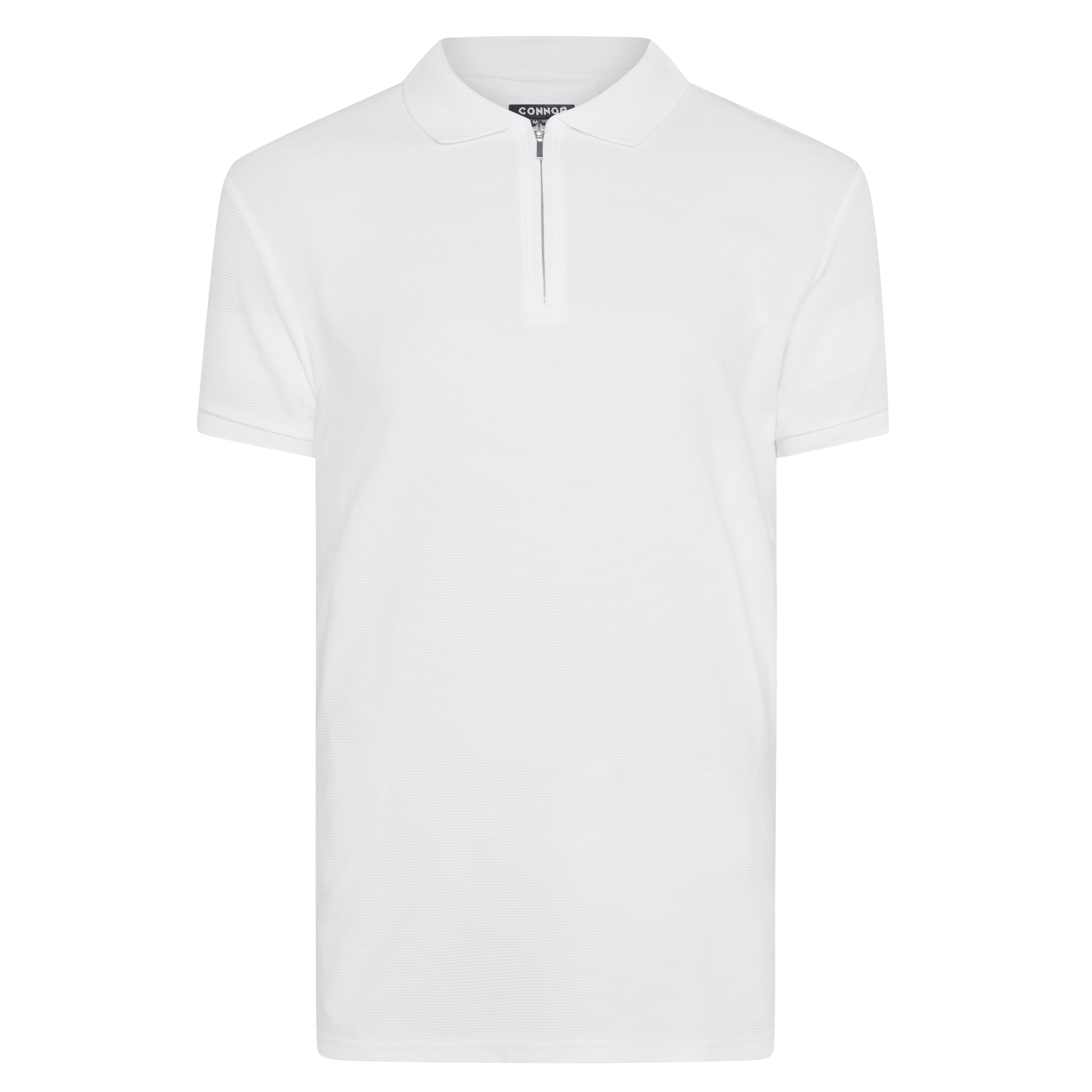 White Hayling Quarter Zip Smart Polo