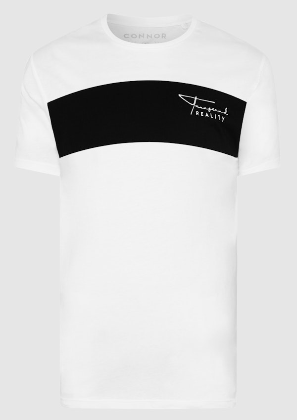 White Elton Crew Tee