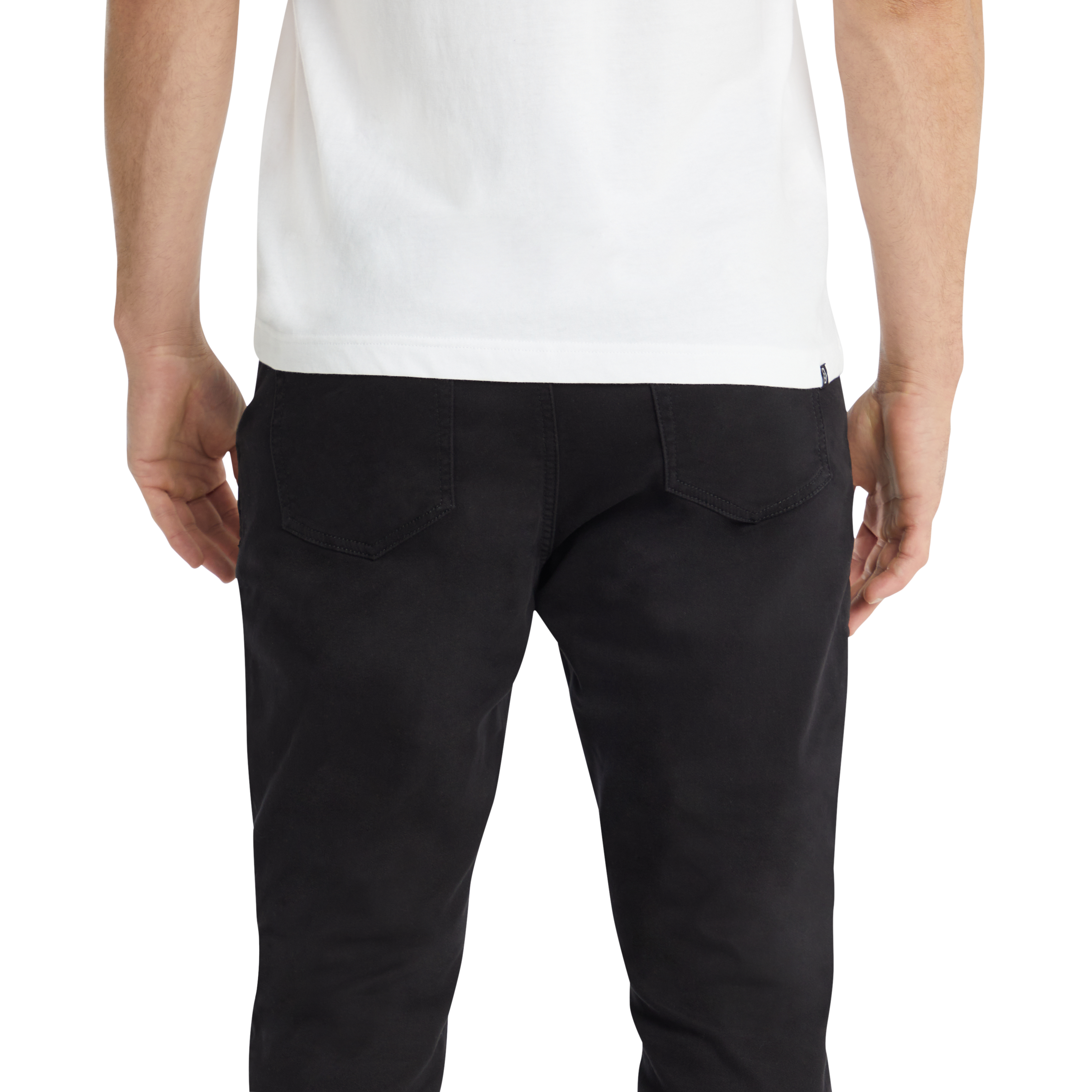 Black Xavier Cuffed Chino Men's Bottom Connor AU