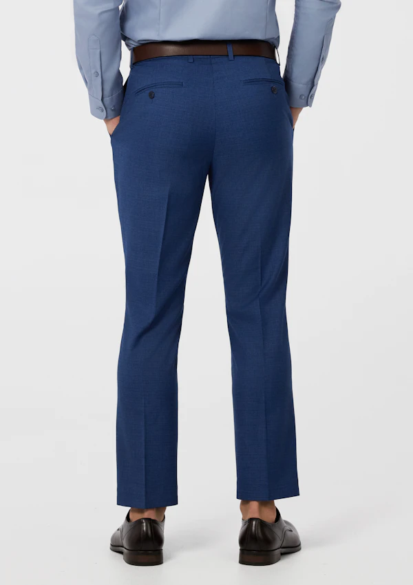 Blue Formosa Stretch Slim Cropped Dress Pant
