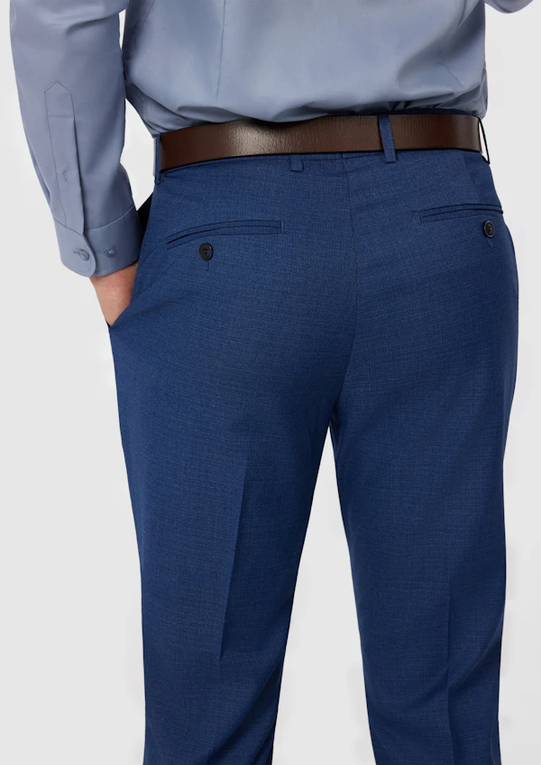 Blue Formosa Stretch Slim Cropped Dress Pant