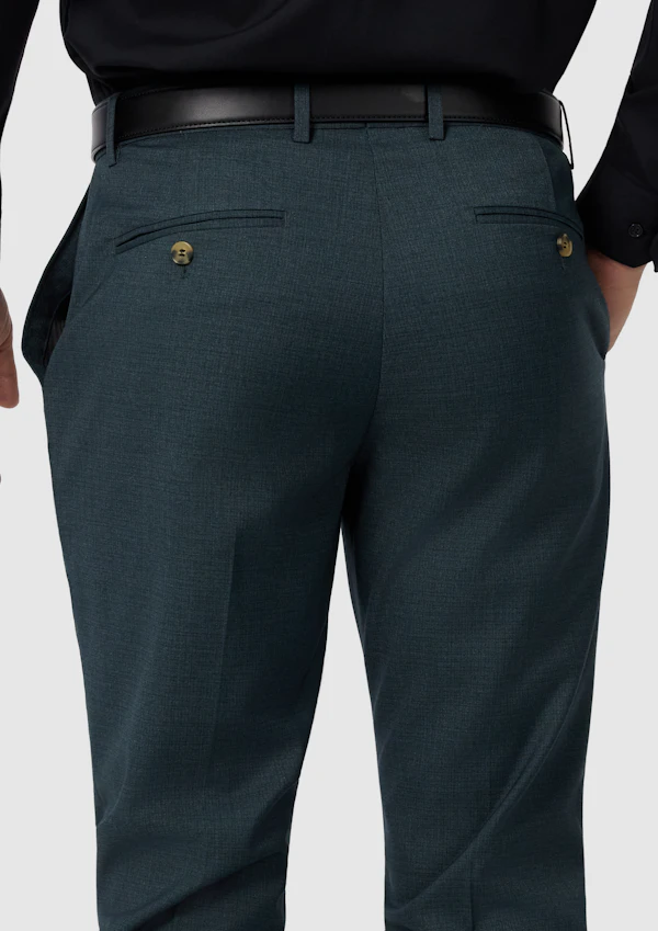 Petrol Formosa Stretch Slim Cropped Dress Pant