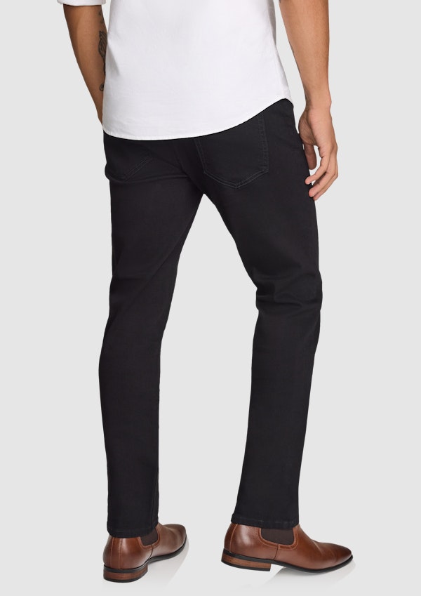 Black Toronto Straight Jean