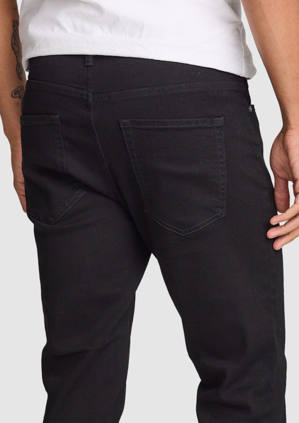 Black Toronto Straight Jean