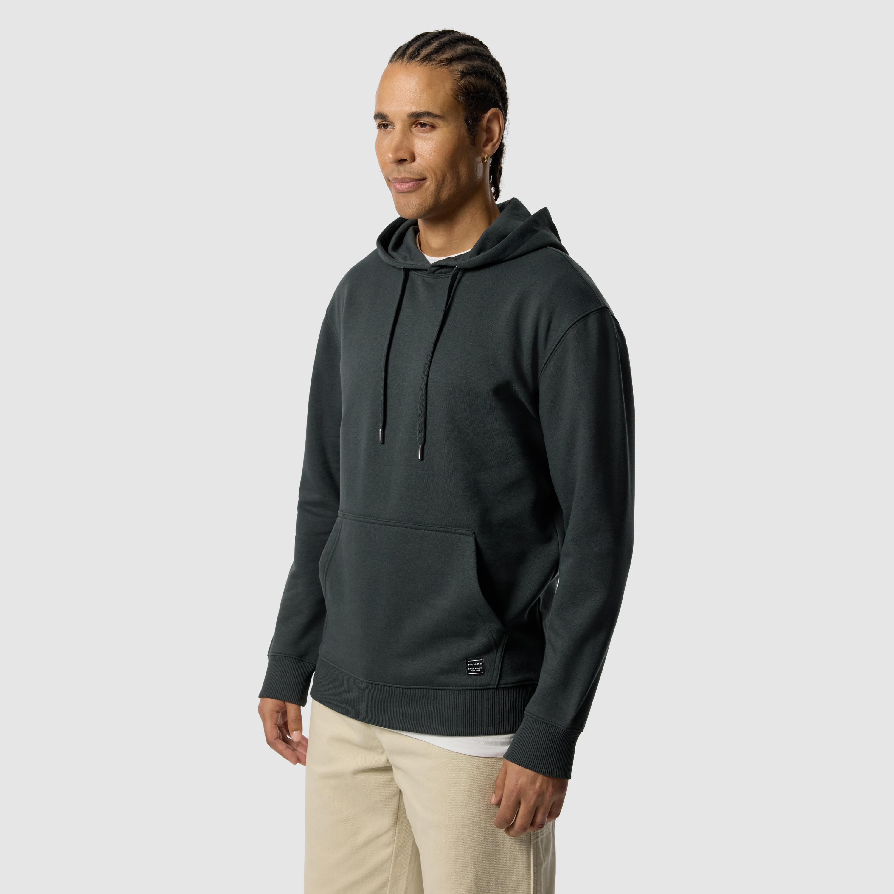 Green Leo Fleece Pullover Hoodie