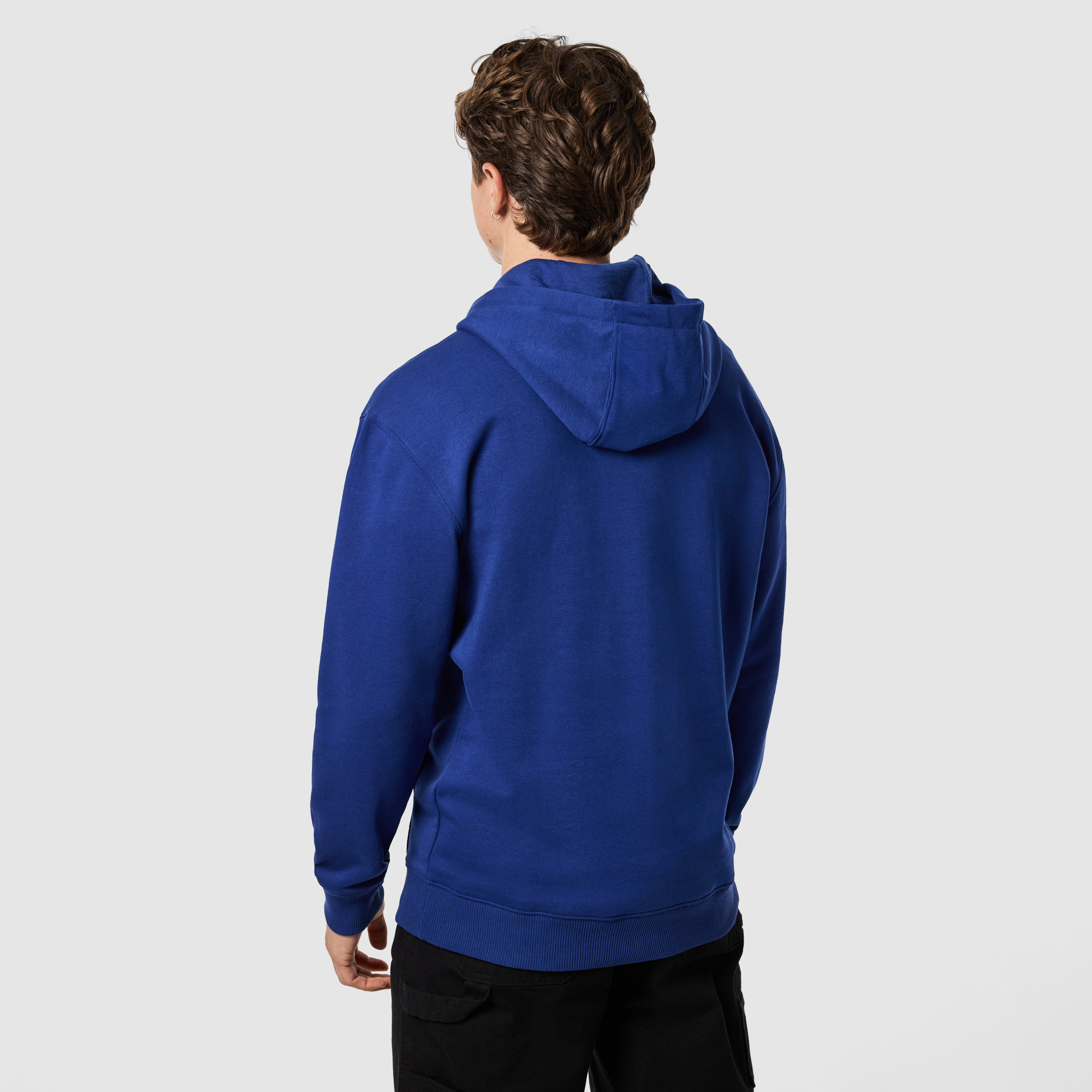 Royal Blue Leo Fleece Pullover Hoodie