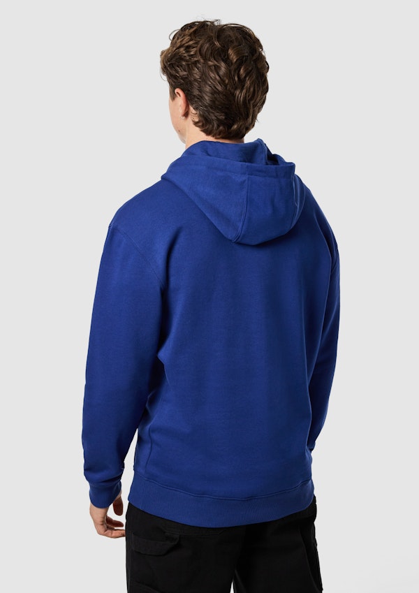 Royal Blue Leo Fleece Pullover Hoodie