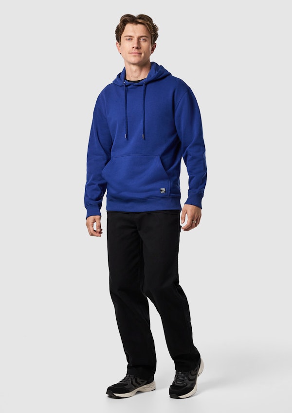 Royal Blue Leo Fleece Pullover Hoodie