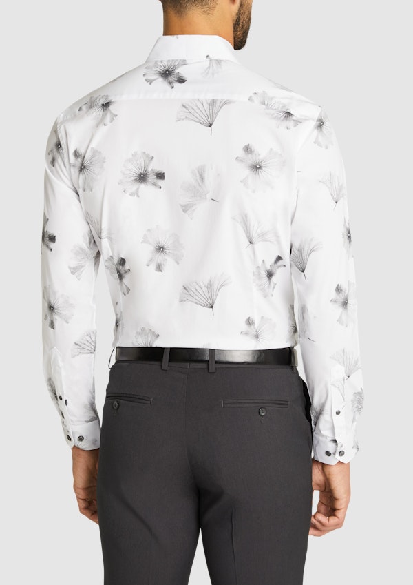 White Lotus Slim Stretch Shirt