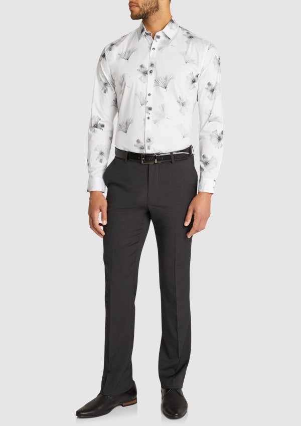 White Lotus Slim Stretch Shirt