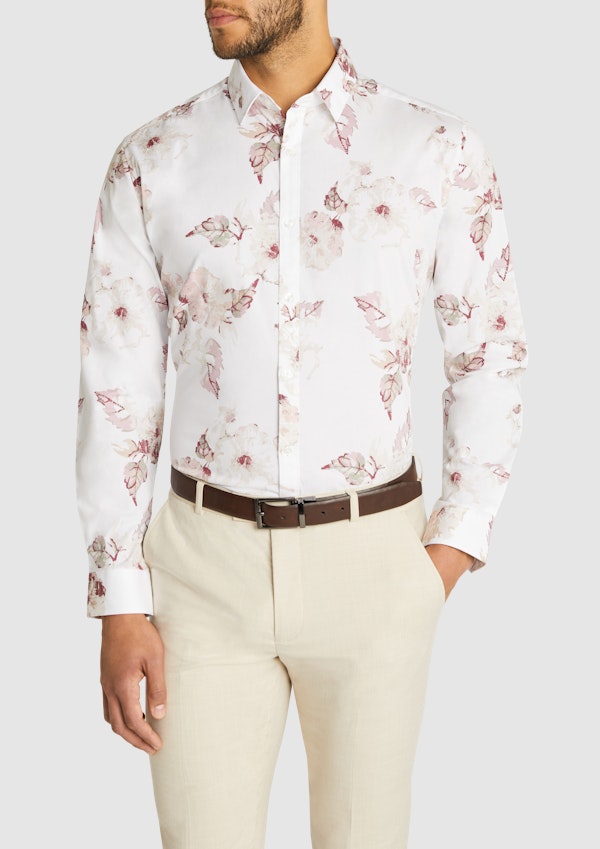 White Monroe Stretch Shirt