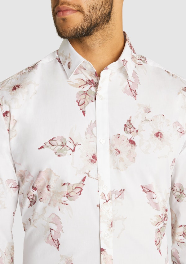 White Monroe Stretch Shirt