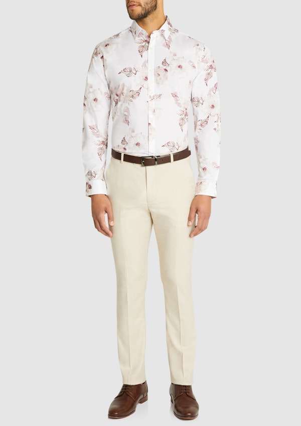 White Monroe Stretch Shirt