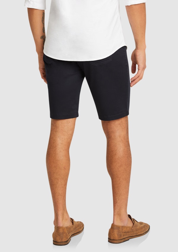 Navy Milton Chino Short
